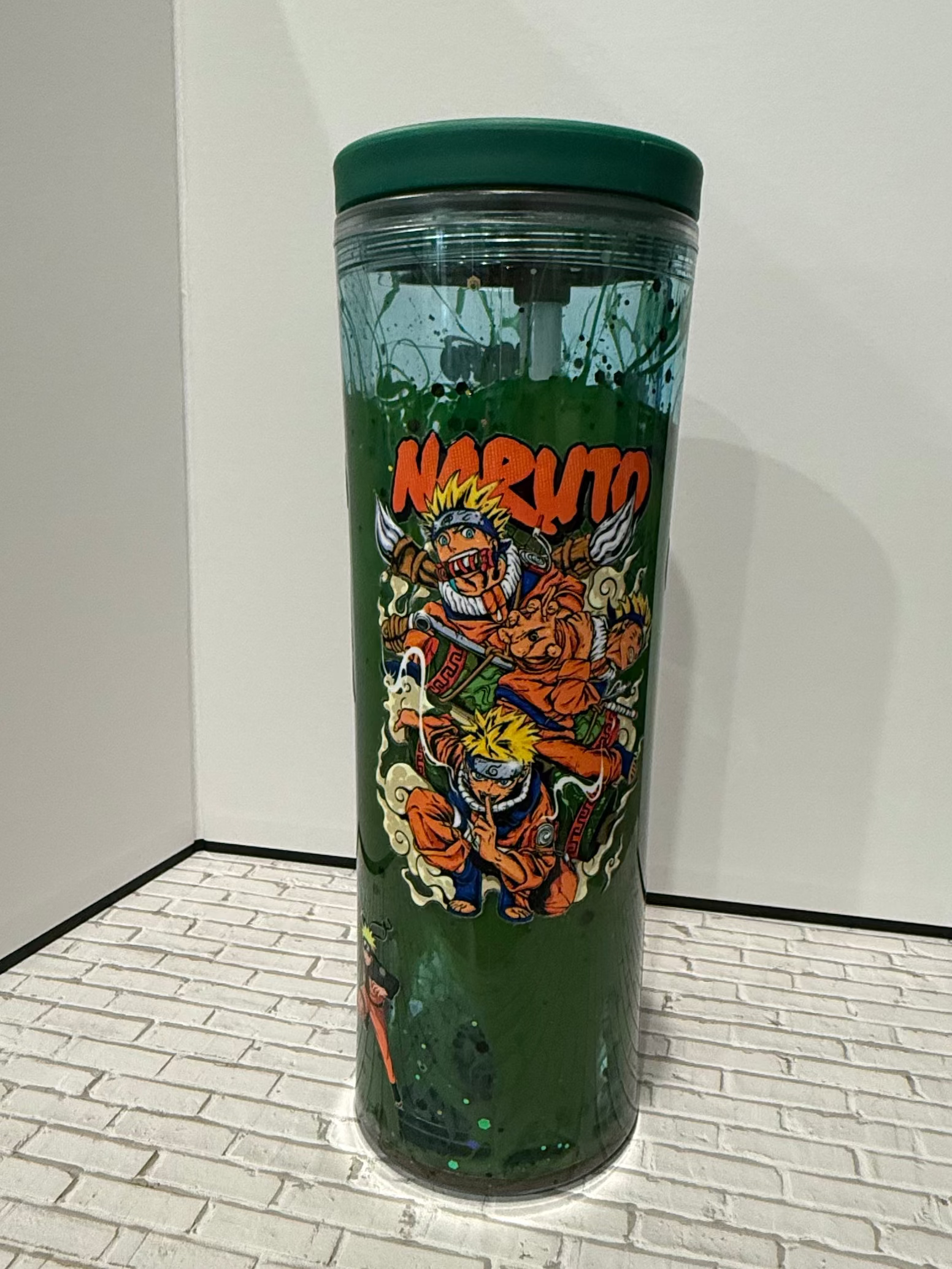 20oz Naruto Snow Globe Sippy Tumbler