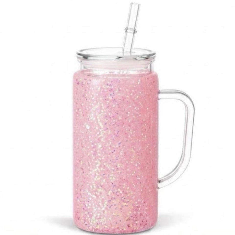 16 oz Acrylic Durable Double-Wall Tumbler with Handle for Snow Globe Craft(ONLY FOR PERSONALIZE)