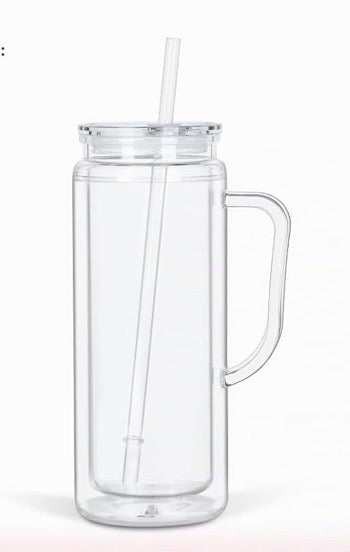 20oz Acrylic Tumbler with Handle